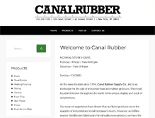 Tablet Screenshot of canalrubber.com